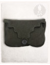 Marsupio medievale in cotone verde modello Borchard