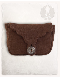 Piccolo marsupio medievale modello Borchard, in cotone... 2