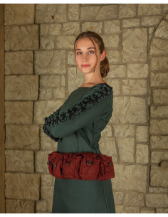 Cintura medievale con 5 tasche modello Borchard, colore...