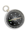 bussola tascabile in alluminio