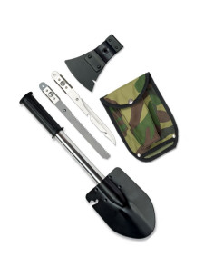 Pala multitool da sopravvivenza (45 cm.)