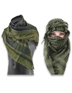 Sciarpa Shemagh palestinese, verde oliva
