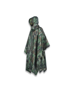 Poncho militare impermeabile, colore camo