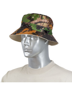 Cappello a secchiello mimetico foresta marrone