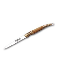 Coltello a stiletto con manico in legno d'ulivo, lama 5,5... 2