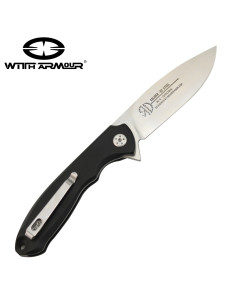 Coltello tascabile tattico Soldier, lama in acciaio D2