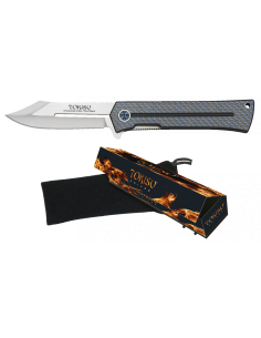 Coltello Tokisu CNC e manico in fibra di carbonio G10