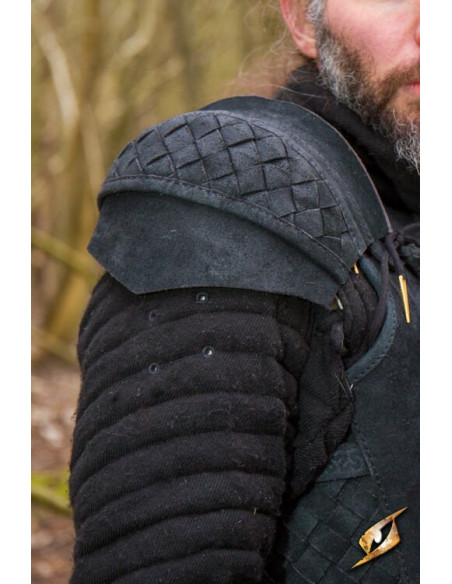 Set di spalline in pelle scamosciata...