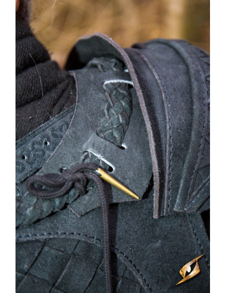 Set di spalline in pelle scamosciata...