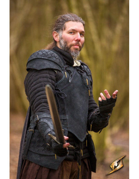 Set di spalline in pelle scamosciata...