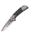 Terzo coltello assistito K2816SL, finitura argento