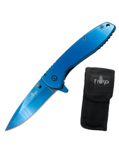Coltello Assistito Third K1918 Blu