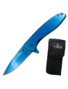 Coltello Assistito Third K1918 Blu
