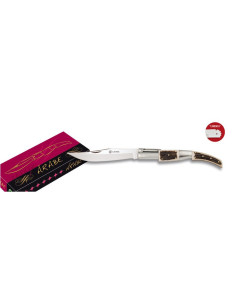 Coltello da tasca a cricchetto arabo, manico in corno di...