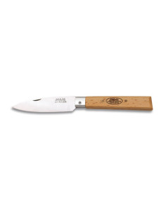 Temperino manico in legno, lama 8 cm.