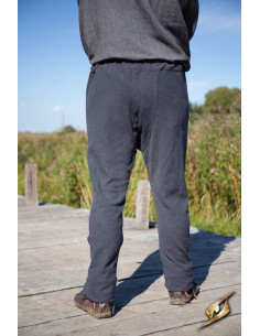 Pantaloni vichinghi con motivo a spina di pesce modello... 2