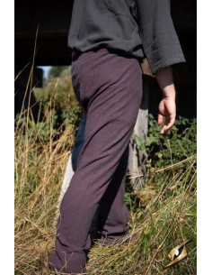 Pantalone vichingo a spina di pesce modello Arvid,...