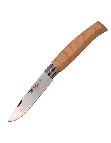 Coltello chiudibile Martins con giroblock, legno di faggio (19,5 cm.)