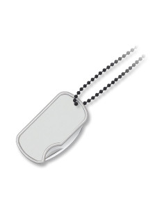 Coltello pendente Dog Tag, lama 4 cm.