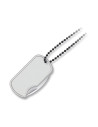 Coltello pendente Dog Tag, lama 4 cm.