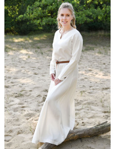Abito medievale Milla Ligero da donna, bianco naturale 2