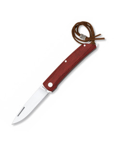 Temperino Albainox manico in stamina rossa, lama 7,5 cm.