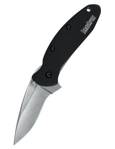 Coltello tascabile Kershaw Scallion, nero pietra