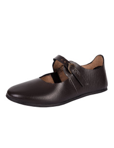 Scarpa da donna medievale Latchet, marrone (XIII-XV secolo) 2