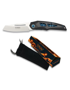 Coltello tascabile Tokisu D2 in acciaio, cuscinetti CNC,...