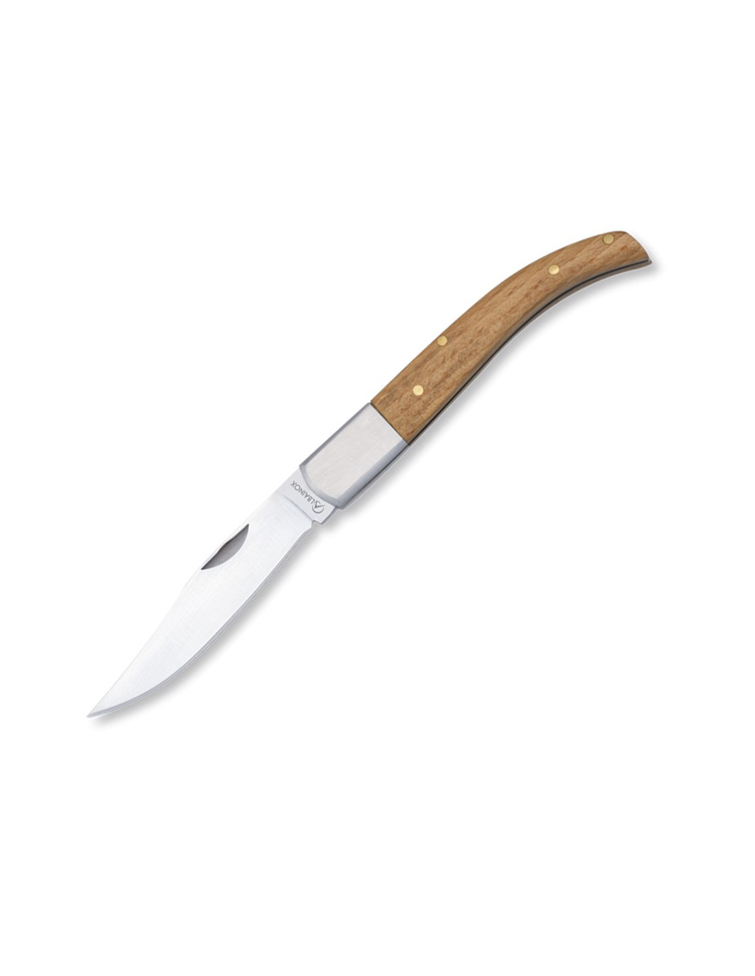 Mini coltello tascabile Albainox, manico in legno (10,40 cm.) ⚔️ Negozio