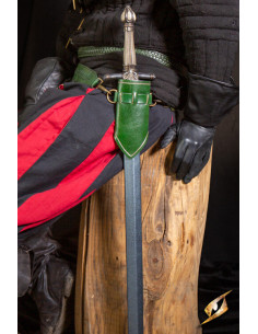 Tahalí con anelli per spade smussate - Verde