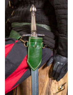 Tahalí con anelli per spade smussate - Verde 2