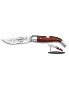 Coltello da tasca classico con lama decorata di 10 cm. 2