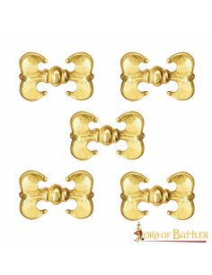 Set 5 ornamenti decorativi per costumi medievali