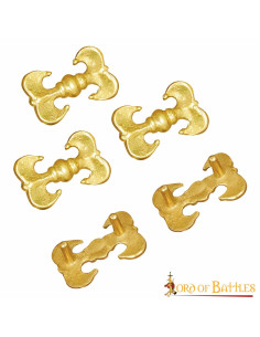 Set 5 ornamenti decorativi per costumi medievali 2