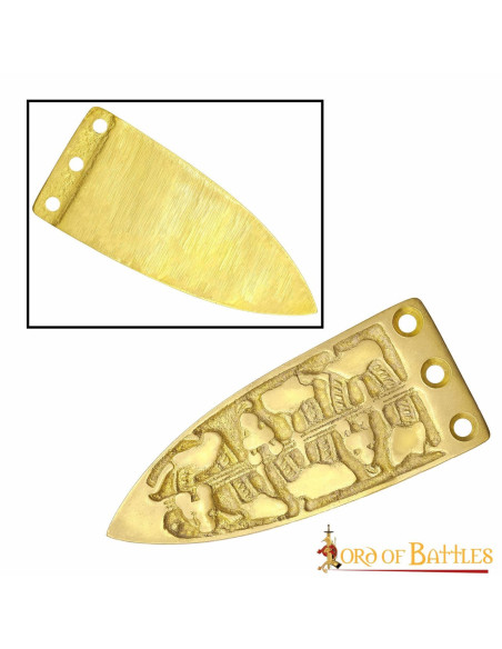 Punta decorativa per cintura vichinga...