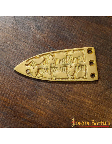 Punta decorativa per cintura vichinga...