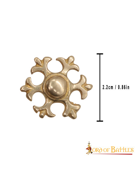 Set 5 elementi decorativi fleur de lis