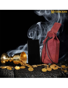 Borsa medievale per ricreativi - Vino rosso