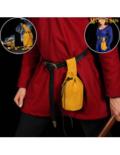 Borsa medievale per ricreativi - Giallo senape 2