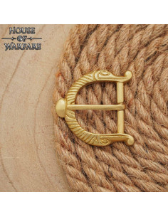 Fibbia per cinture vichinghe in ottone