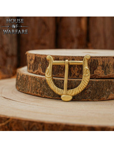 Fibbia per cinture vichinghe in ottone 2
