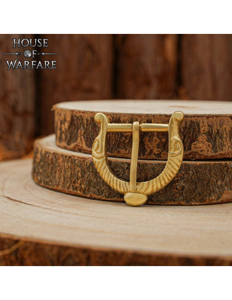 Fibbia per cinture vichinghe in ottone