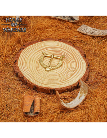 Fibbia per cinture vichinghe in ottone