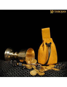 Borsa medievale per dilettanti - Giallo senape...
