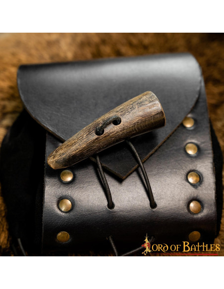 Set di 5 fermagli grandi in corno per...