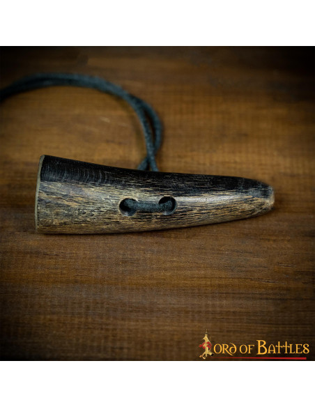 Set di 5 fermagli grandi in corno per...