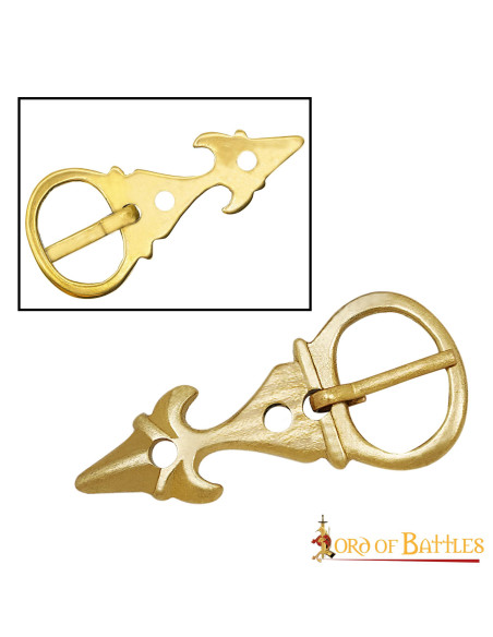 Set di 5 fibbie giglio medievali per...