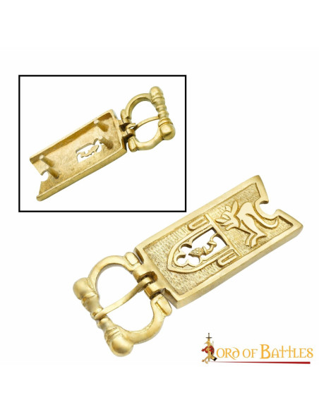 Fibbia in cardo per cinture medievali