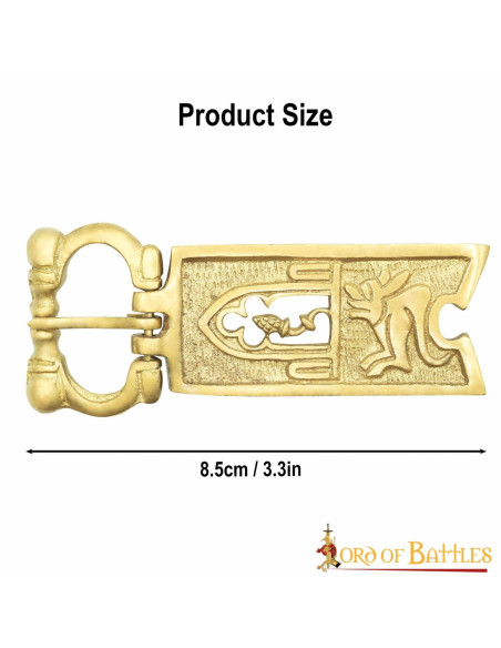 Fibbia in cardo per cinture medievali